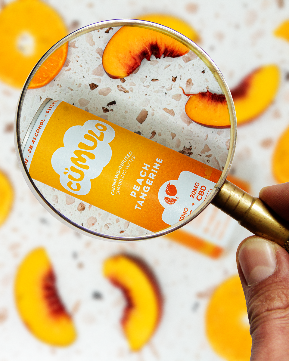 Wellness drink flat lay